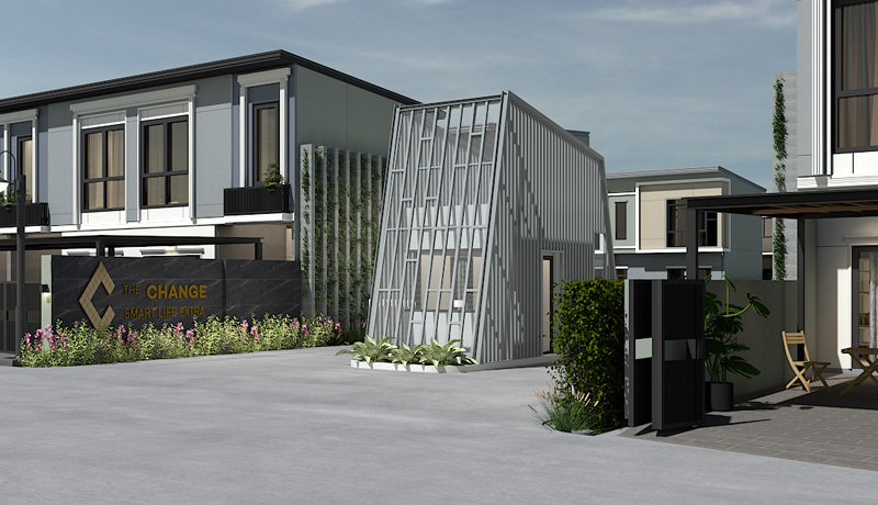 โครงการ The Change Smart Life Extra @ หัวทะเล ทาวน์โฮมกลางเมือง